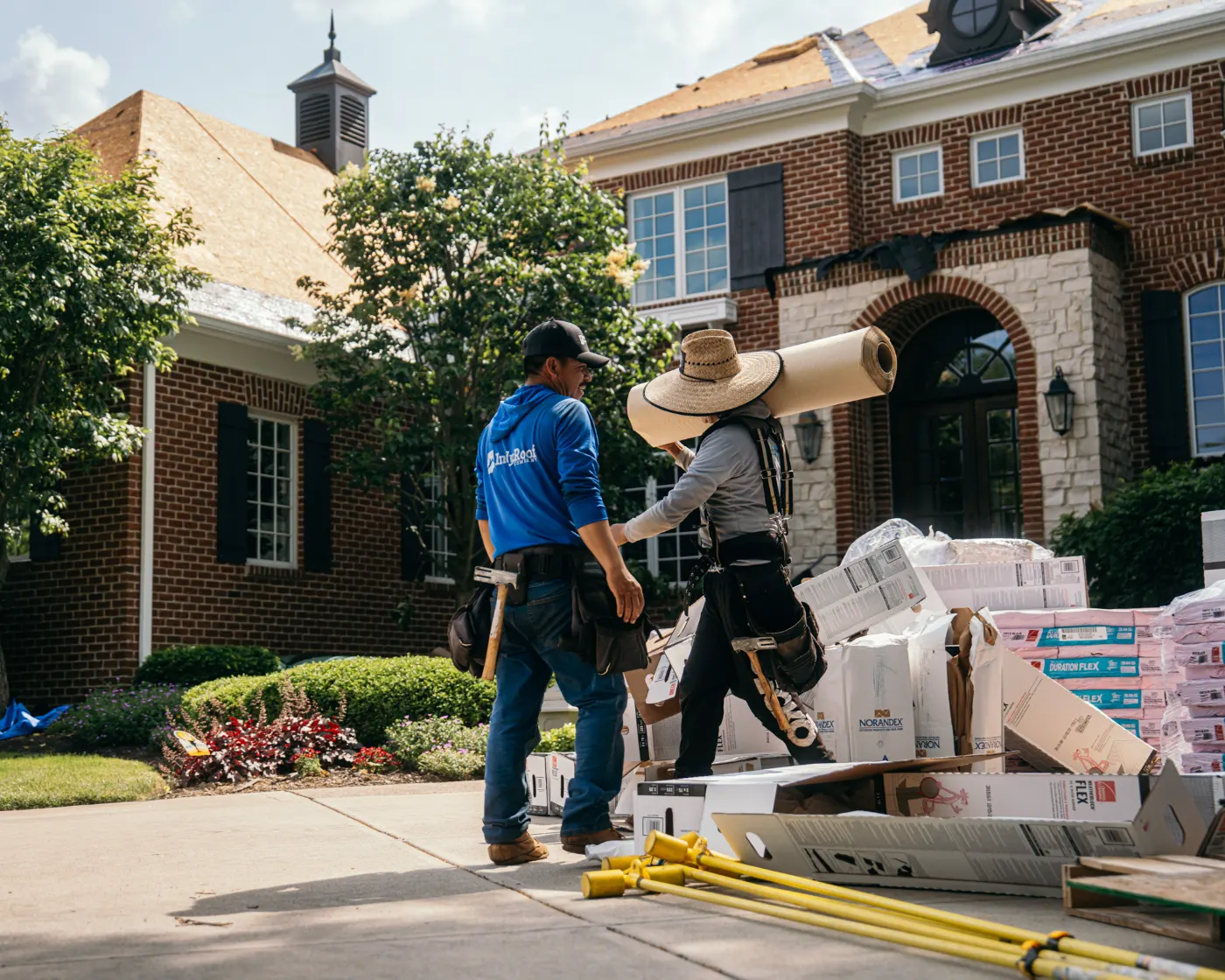 Commercial roof inspection documented in Viking Meadows